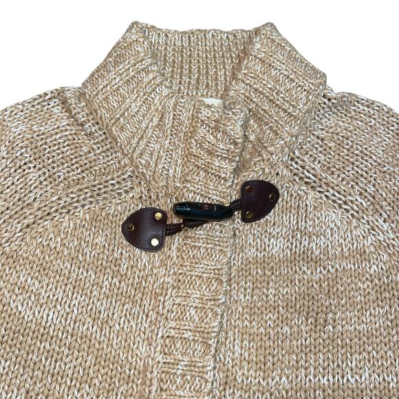 Michael Kors Cape Sweater Toggle Button Full Zip - Picture 3 of 10
